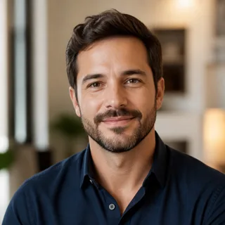 Retrato ilustrativo de um homem